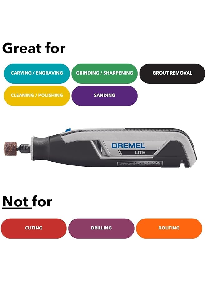 درمل أداة دوارة لاسلكية Lite 7760، مجموعة أدوات متعددة الاستخدامات، ليثيوم أيون 3.6 فولت، مع 15 ملحقًا، F 013 776 0Jb - Image 4