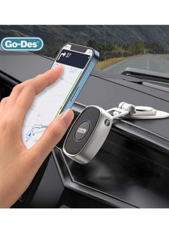 GO-DES "Go-Des GD-HD788 Magnetic Car Interior Phone Holder with Flat Surface Design"  - Image 2