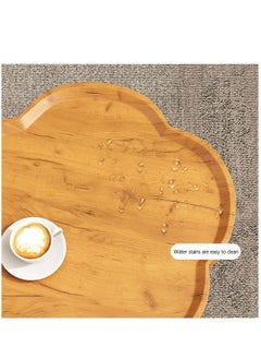 Arabest Flower-Shaped Sofa Side Table End Table, Couch Side Table Cute Tray Table Snack Table Small Accent Table for Coffee Cups Vases  - Image 2