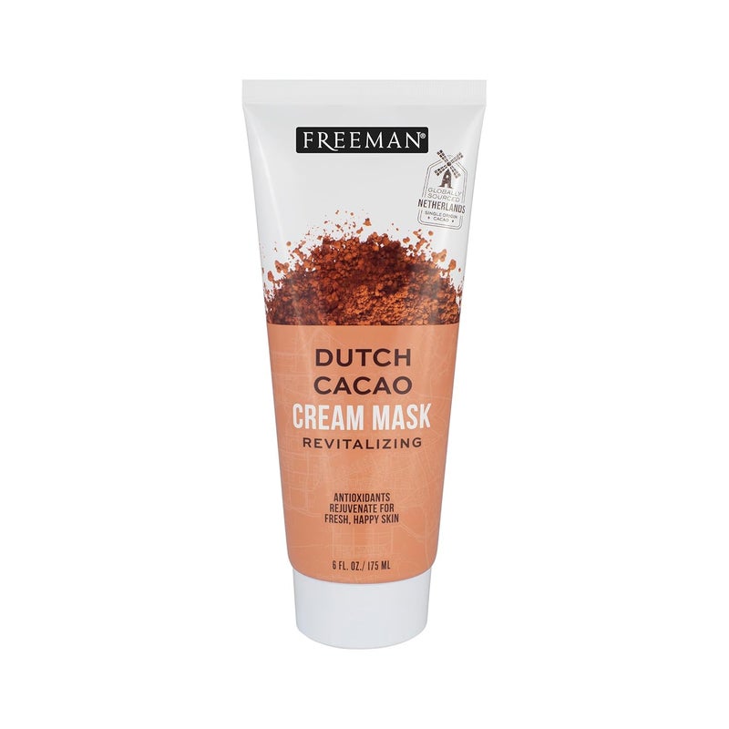 Freeman Exotic Blends Dutch Cacao Cream Face Mask Antioxidant Rich Rejuvenating Facial Mask Restores Skin Chocolate Aroma Clean Skincare For All Skin Types 6 fl oz175 ml Tube