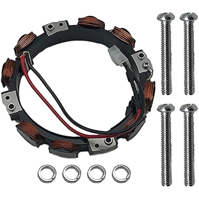 Carkio 592831 Alternator Stator Compatible with Briggs & Stratton Alternator 696459 393800 691063 393474 Compatible with 19E400 19F400 19K400 Engine Toro Snowthrower - Image 1
