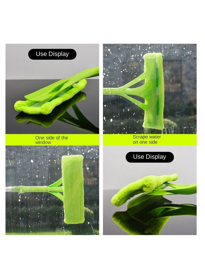 واي آند دي ممسحة منظفة للنوافذ بوجهين مع أداة كشط أخضر 1كجم - Image 4