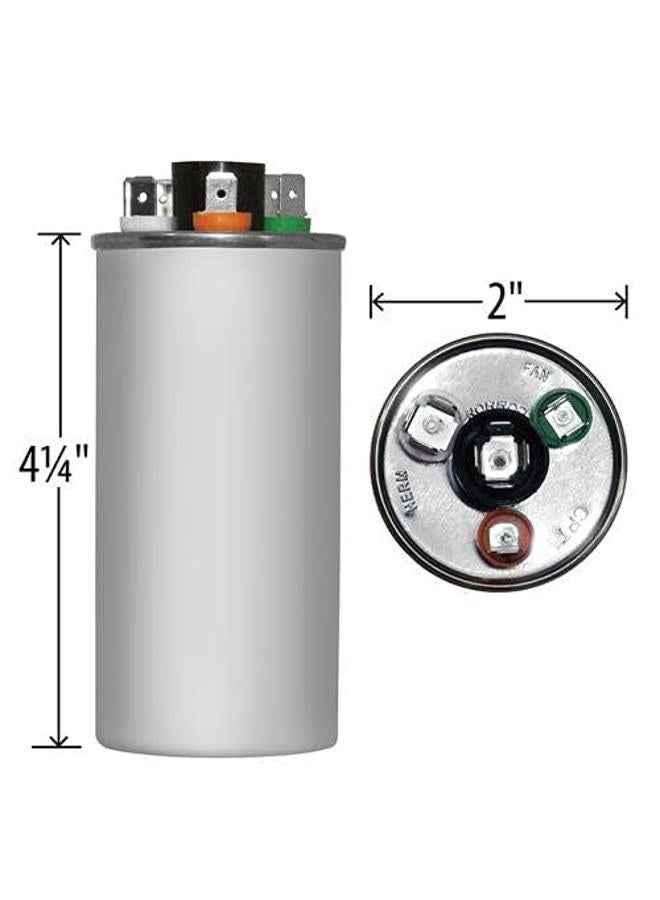 AMRAD Goodman CAP050350440RSP Replacement - 35 + 5 uf/Mfd 370/440 VAC Round Dual Universal Capacitor, Made in The U.S.A. - Image 5