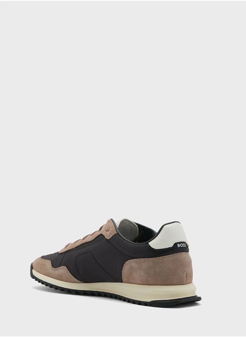 BOSS Lace Up Low Top Sneakers