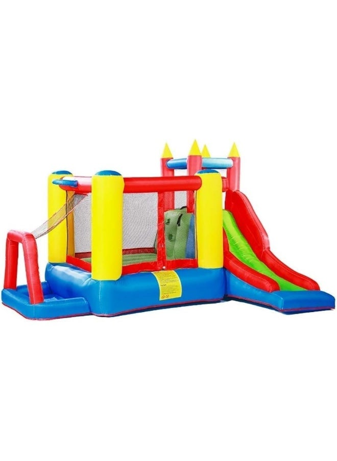 Rainbow Toys - ألعاب RBW القلاع النطاطة ملعب الترامبولين القلعة القابلة للنفخ المنزل الشريحة الأطفال الألعاب الخارجية تسلق الصخور القلعة المشاغبة - Image 1