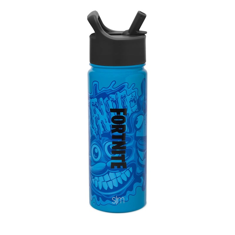 Simple Modern Fortnite Water Bottle with Straw Lid 18oz Insulated Stainless Steel Tumbler Spill Proof Cup for Girls Boys Summit Fortnite 1 - Image 2