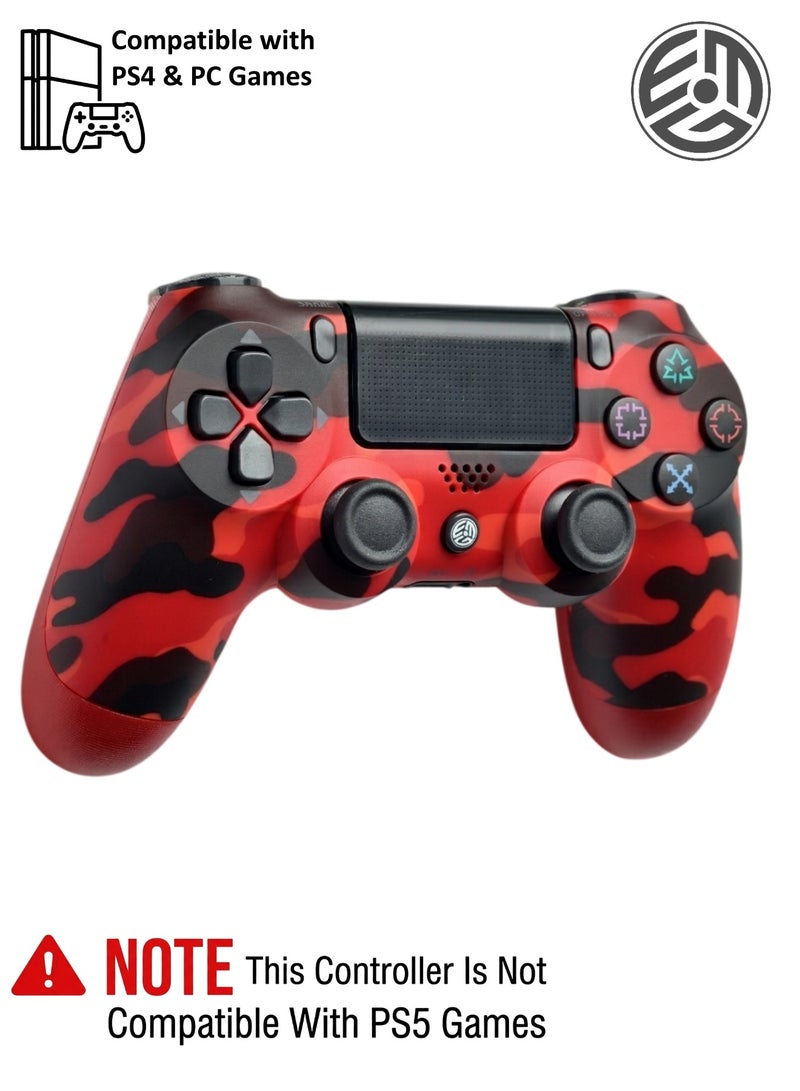 EGM Wireless Controller for PS4, Custom Design V2 Gamepad Joystick for PS4 with Non-Slip Grip of Both Sides and 3.5mm Audio Jack - Image 5