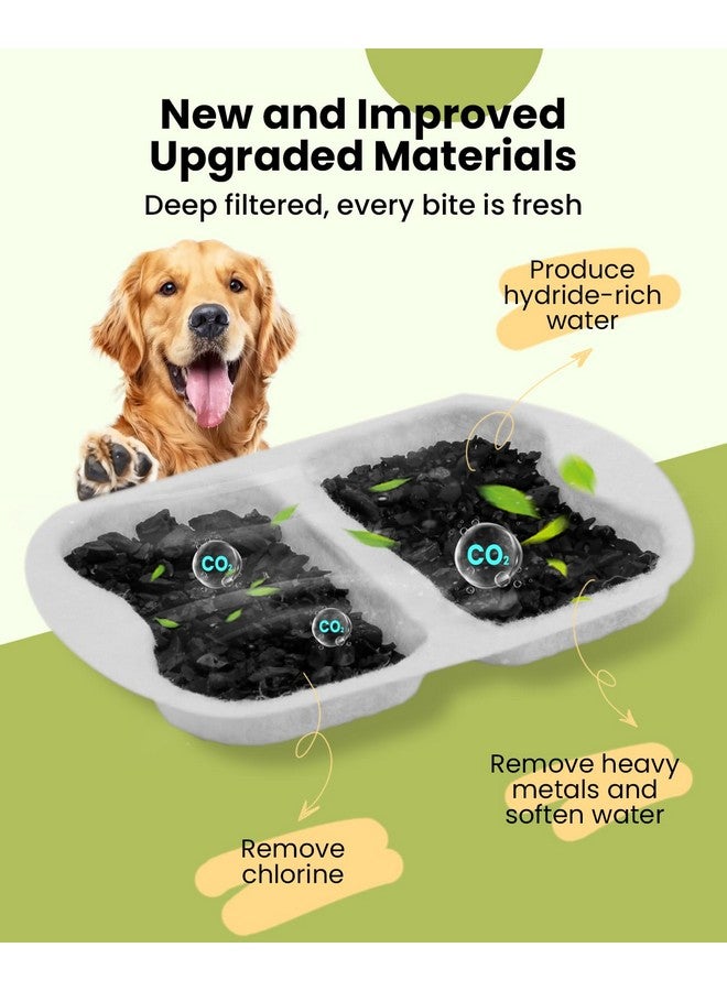 oneisall Dog Water Fountain for Large Dogs,7L/230oz/1.8G Stainless Steel Dog Fountain Super Quiet with Triple Filtration,Great for Large Dogs Cats and Multi-Pet Home (8Set Filters for 7L Dog Fountain) - Image 4