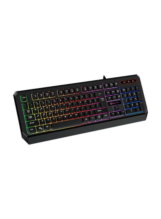 Meetion Wired Backlit Gaming Keyboard, USB, Rainbow Backlight – Model MT-K9320-A-UAR - Image 1