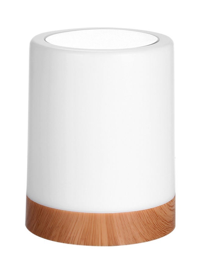 NIBEMINENT led colorful creative wood grain charging night light V3 touch USB table lamp multicolour 13*10.5*10.5cm - Image 1