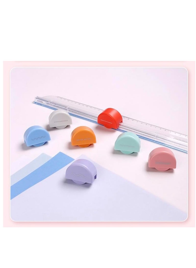 Excefore Rotary Paper Trimmer, Precision Carving Craft Knife, Multi-Function Scrapbooking Tool, 7-in-1 Paper Cutter, Suitable for Photos, Coupons, Paper, with 7 Types of Cutting Heads - Image 1