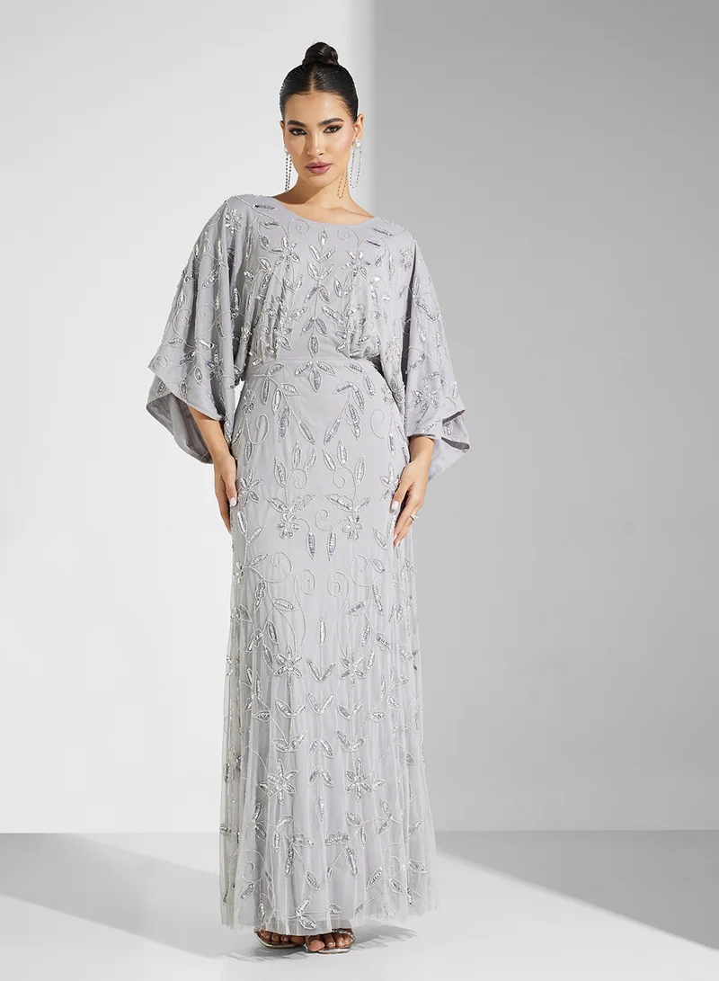 Frock and Frill Embellished Occasion Dress