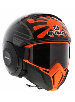 Shark Open Face Street Drak Zarco GP motorcycle helmet Medium Size  - Image 2