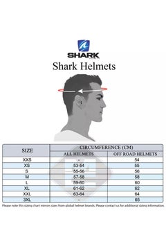Shark Open Face Street Drak Zarco GP motorcycle helmet Medium Size  - Image 5