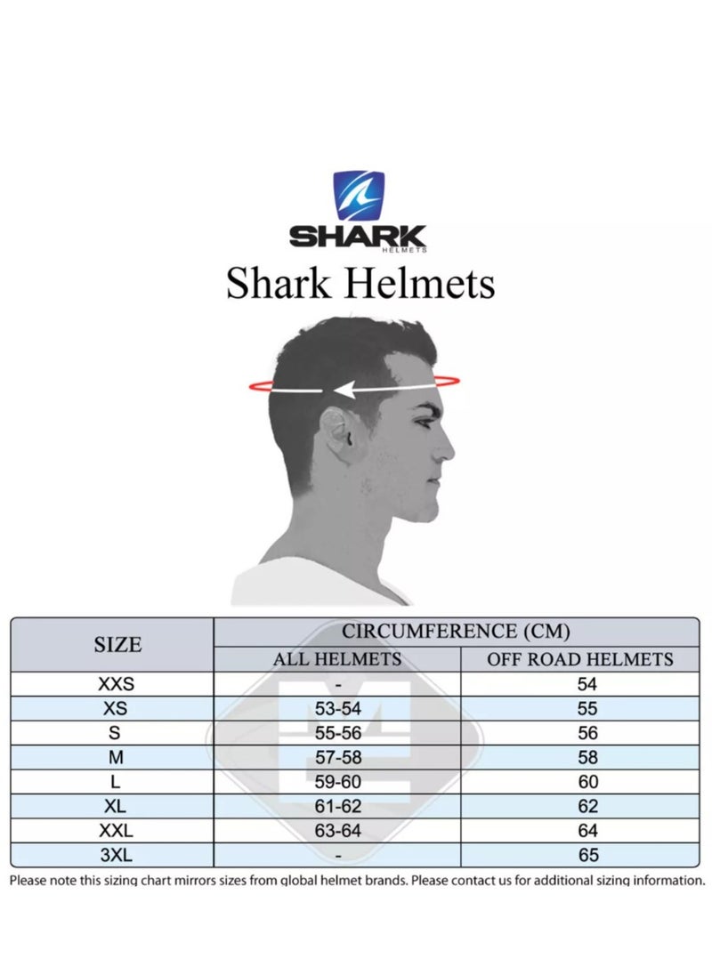 Shark - Open Face Street Drak Zarco GP motorcycle helmet Medium Size - Image 1
