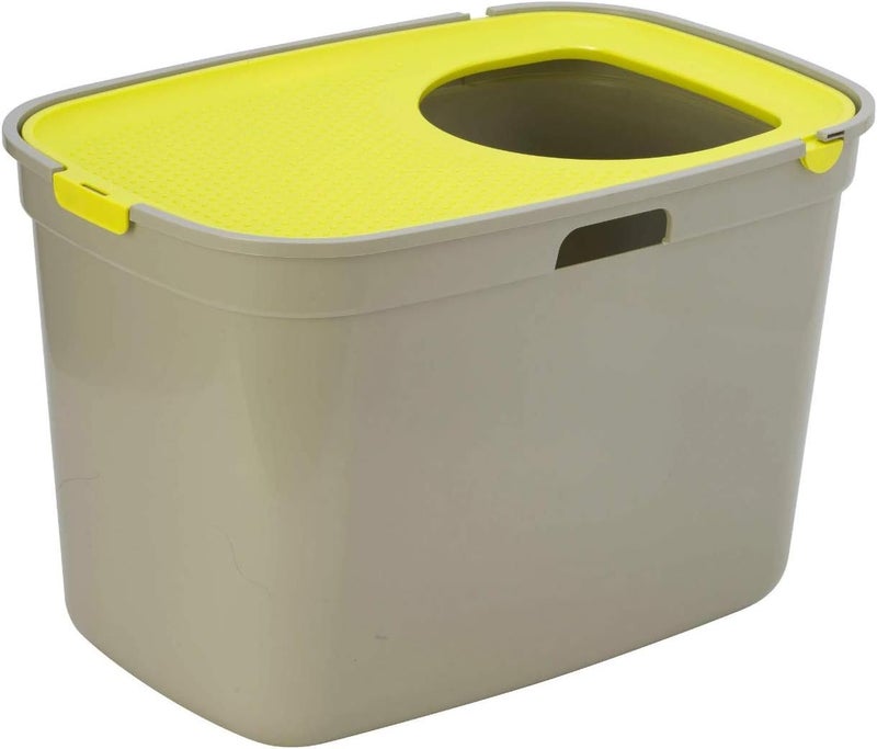 MODERNA Simple multi-feature universal build Top Cat Smart Litter Bo X Dog & Toddler Proof 59 39 H38 cm, Lemon Color, Ag50-0330, 1 Count (Pack Of 1) Multi-demand compliant quality - Image 4