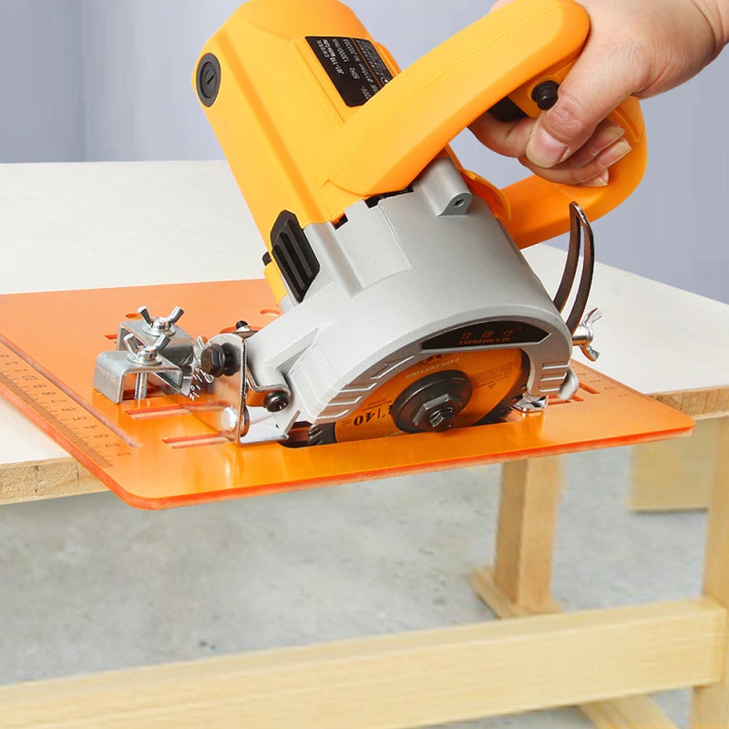 Cutting Machine Base Plate 250mm Orange Hole-free Installation - Hole Upgrading Multifunctional Base Plate for 4-inch Marble Machines Gong Machines Trimming Machines - Image 4