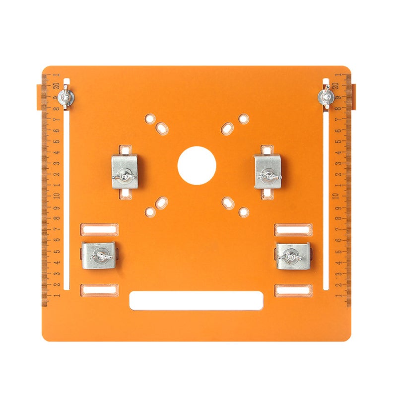Cutting Machine Base Plate 250mm Orange Hole-free Installation - Hole Upgrading Multifunctional Base Plate for 4-inch Marble Machines Gong Machines Trimming Machines - Image 1
