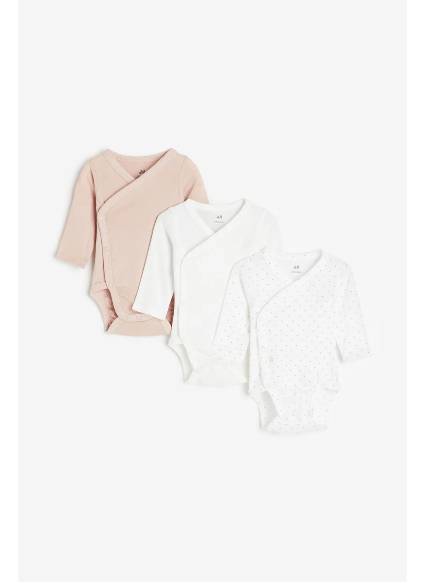 H&M 3-Pack Long-Sleeved Bodysuits