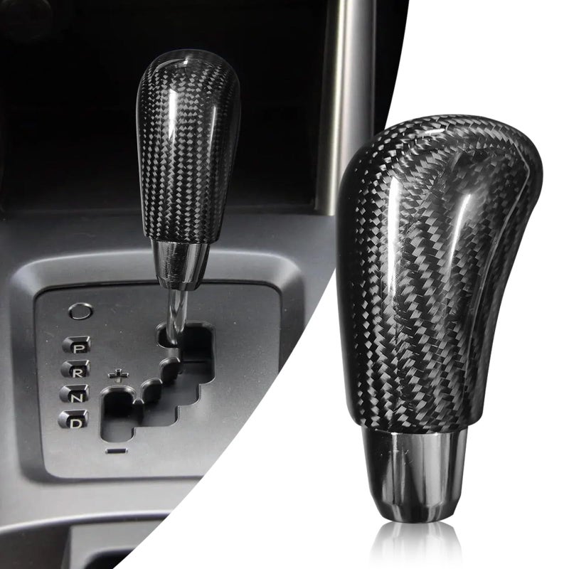 BLAKAYA Compatible with Carbon Fiber Gear Shift Knob Head Cover Automotive Shift Lever Modified Decoration for Subaru Outback 20042009 Impreza 20072009 Forester 20072012 Black - Image 2