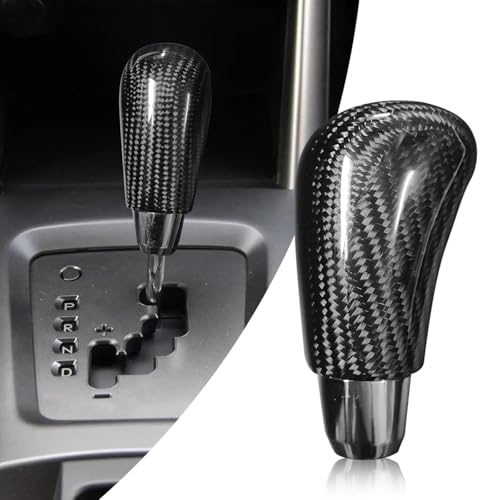BLAKAYA Compatible with Carbon Fiber Gear Shift Knob Head Cover Automotive Shift Lever Modified Decoration for Subaru Outback 20042009 Impreza 20072009 Forester 20072012 Black - Image 1