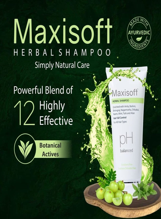 Maxisoft Herbal Shampoo| Hair Fall Control | Paraben-Free | pH Balanced| Suitable for All Hair Types | For Men & Women |100 ml (Pack of 1) - Image 3