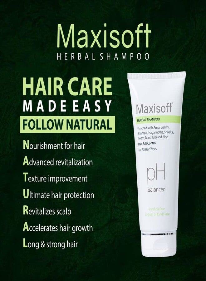 Maxisoft Herbal Shampoo| Hair Fall Control | Paraben-Free | pH Balanced| Suitable for All Hair Types | For Men & Women |100 ml (Pack of 1) - Image 5