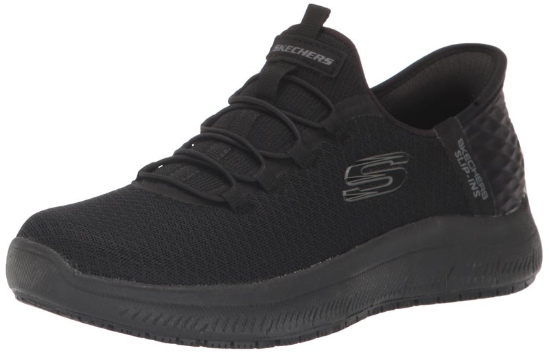 Skechers Hands Free Slip-Ins Women's Work Summits SR- Enslee Black - Image 4