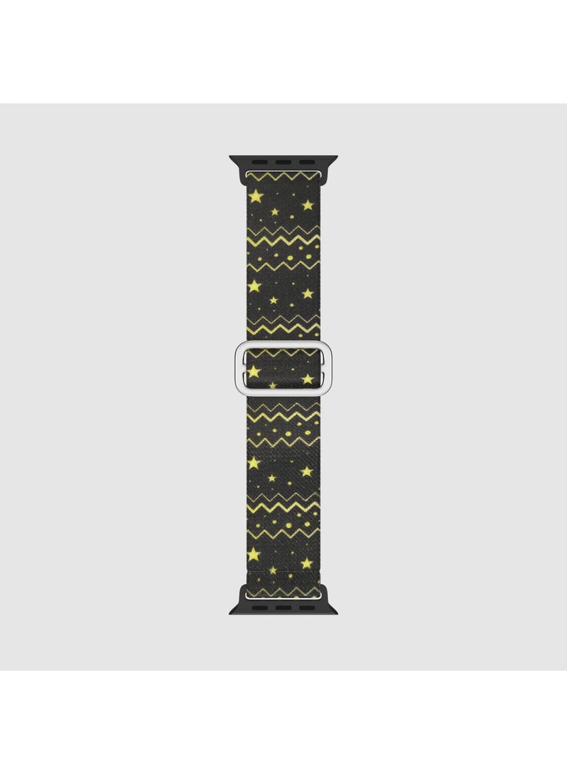 Y&D Applies To Iphone Watch 42/44/45/49mm Woven Nylon Plain Painted Strap - Image 1