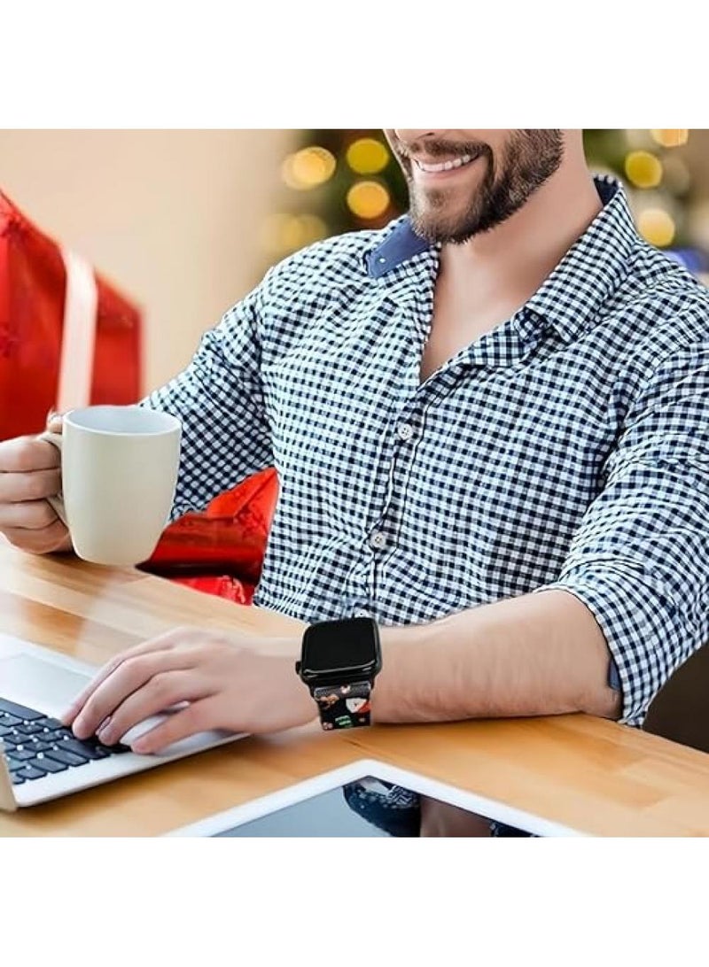 Y&D Applies To Iphone Watch 42/44/45/49mm Woven Nylon Plain Painted Strap - Image 5