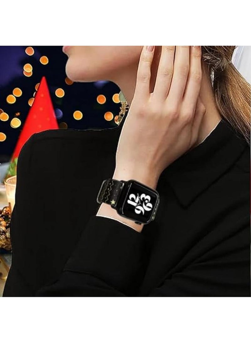 Y&D Applies To Iphone Watch 42/44/45/49mm Woven Nylon Plain Painted Strap - Image 2