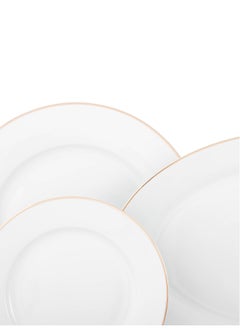 Dania 28-piece porcelain dining set with golden font, suitable for 6 people  - Image 4