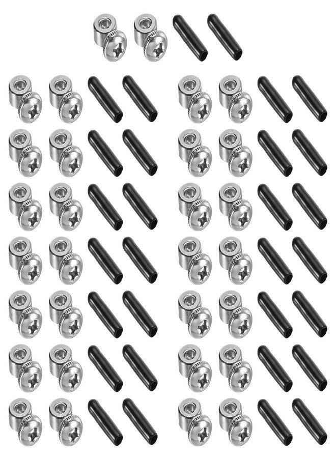 PATIKIL Replacement Adjustable Screws and End Caps Set, 15 Sets Jump Rope Spare Replacement Accessories for Jump Rope Speed Cable - Image 1