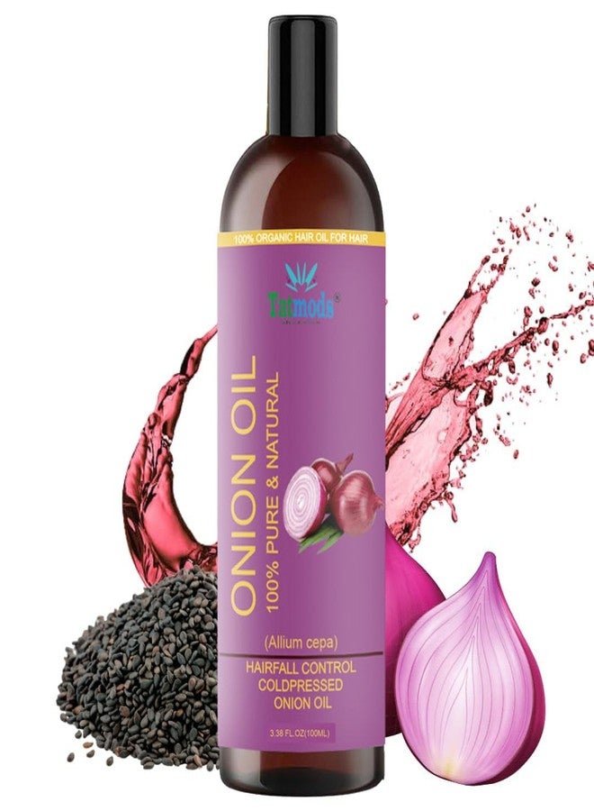 TATMODS Organics Onion Oil 100 ml For Hair Care No Sulphates Hair Oil - Image 3