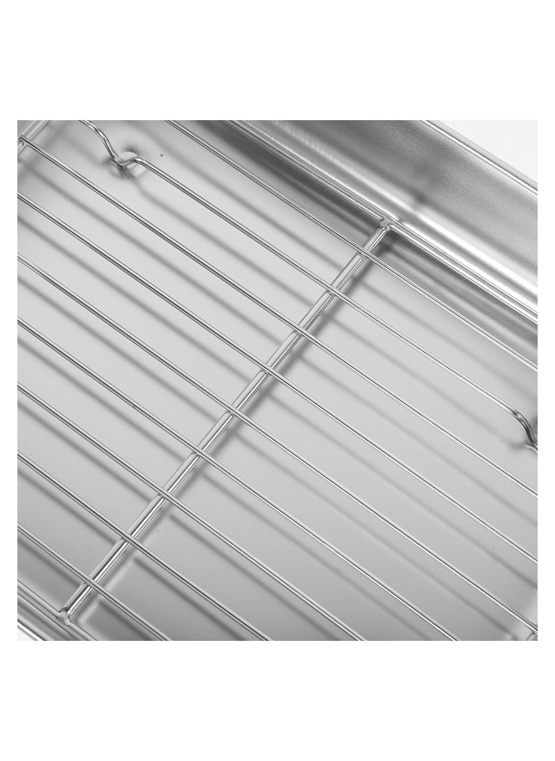 Generic - Dumpling Storage Box for Freezer, Stainless Steel Freezer Food Container with Lid and Mesh Rack Stackable Refrigerator Bins For Kitchen Storage Organizer - Image 1