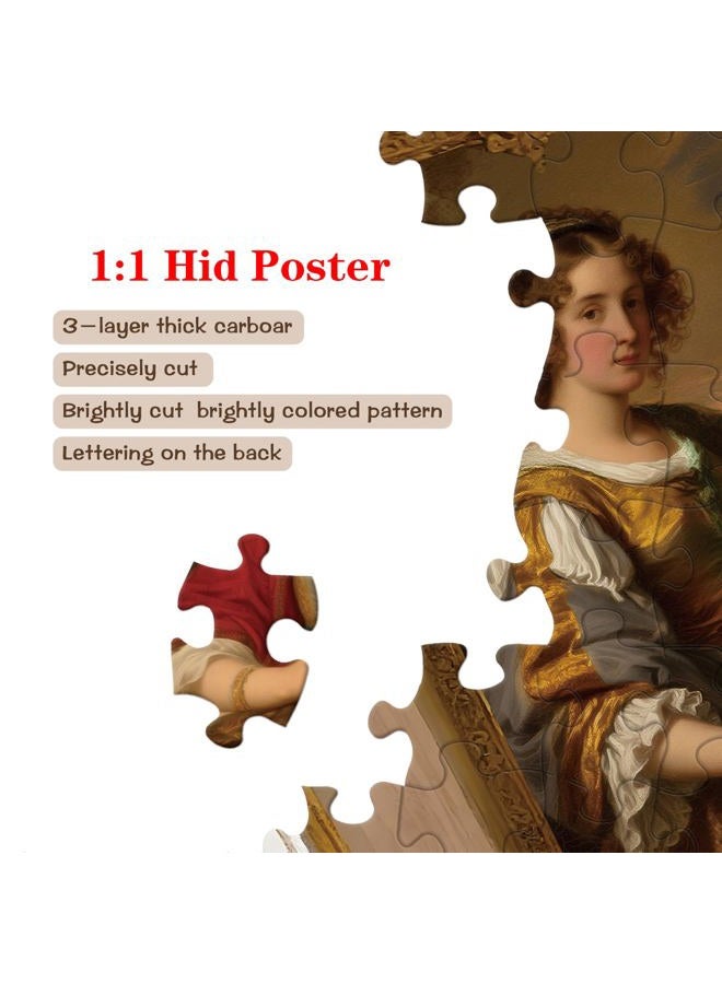 Cafly Jigsaw Puzzles for Adults 1024 Pieces - Challenging Fun Puzzles Stunning Art Wall Decor, Gift for Adult Puzzle Lovers, Family Game, Spiral Staircase - Image 3