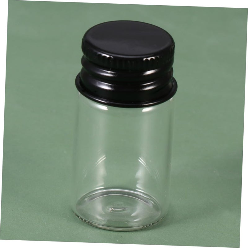 Sealed Glass Ink Bottles Aluminum Cap 12pcs Set Screw Bottle Storage Container - Image 3
