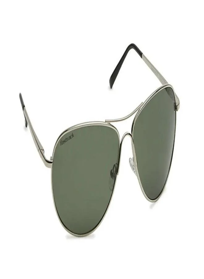 fastrack Silver Aviator Men Sunglasses (M050GR3|64)