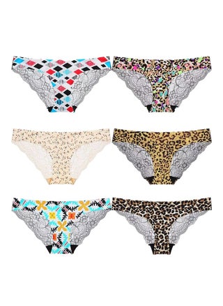 Zeemey 6 Pack Womens Underwear Cotton Sort Bikini Breathable Panties Low Rise Hipster Ladies Charming Cheeky Lingerie - pzsku/Z2E6A7AA4E6BA50CBD137Z/45/_/1690728204/b6f280ca-f6ea-4f9b-8c81-03181ae2f793