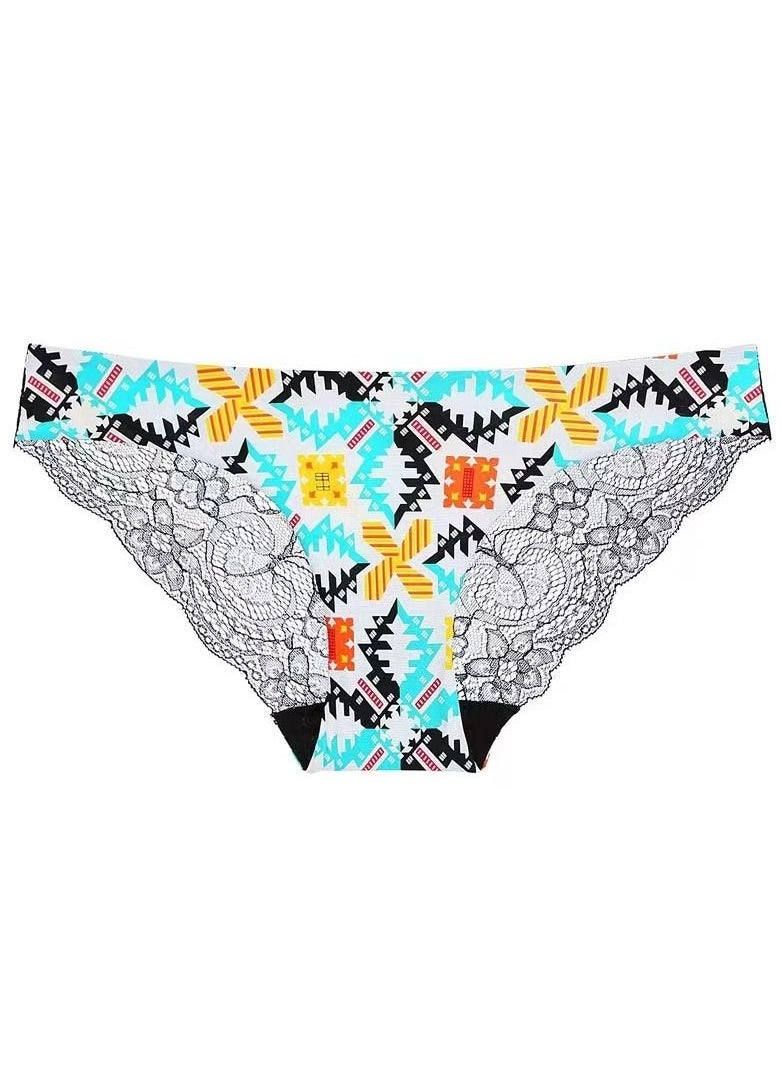 Zeemey 6 Pack Womens Underwear Cotton Sort Bikini Breathable Panties Low Rise Hipster Ladies Charming Cheeky Lingerie