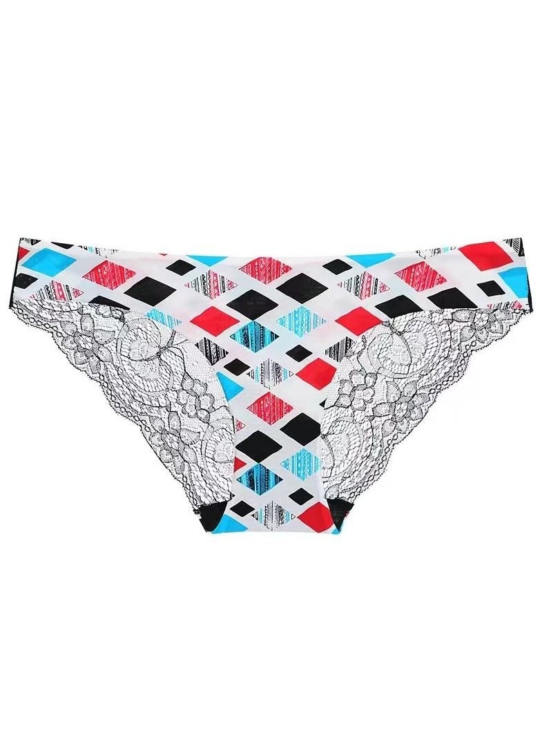 Zeemey 6 Pack Womens Underwear Cotton Sort Bikini Breathable Panties Low Rise Hipster Ladies Charming Cheeky Lingerie