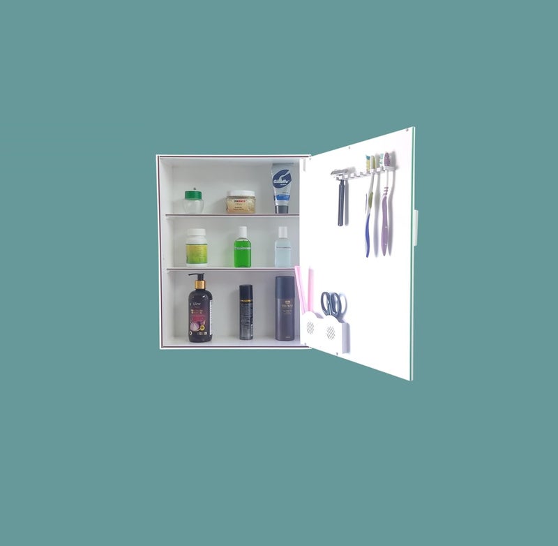 WINACO Moonlight New Look White Acrylic 6 MM Heavy Thickness 14 x 45 x 18 Storage Organizer - Image 4
