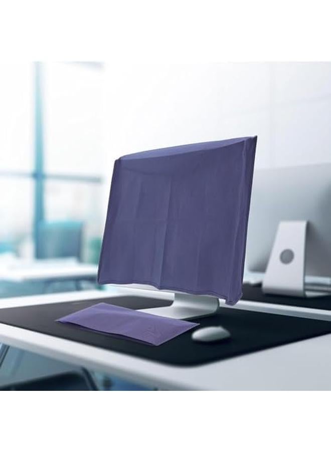 erorex 3Pcs Computer Dirt Proof Cover Case Pc Gabinete Pc Anti Static Computer Cover Desktop Conputer Keyboard Case Keyboard Pc Desktop Pc Cover Computer Accessory Dust Cover - Image 3