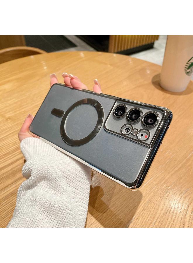 S-TOP Case For Samsung Galaxy S22+ 5G Electroplated Frame MagSafe Magnetic Phone Case - Image 2