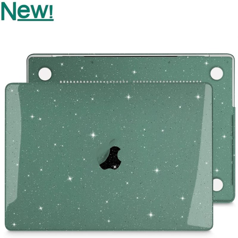 Moca حافظة موكا لجهاز ماك بوك إير الجديد 13.6 بوصة (M4 A3240، M3 A3113، M2 A2681) مع خاصية التعرف على بصمة الإصبع، إصدار 2025 2024 2022 – غلاف بلاستيكي صلب واقي لجهاز لابتوب M2 M3 M4 إير 13 (ماتشا لامعة) - Image 5