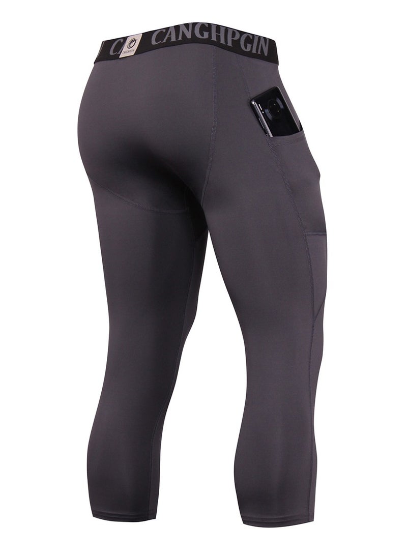 CANGHPGIN Men Quick Dry Breathable Sports Pant Multicolour - Image 2