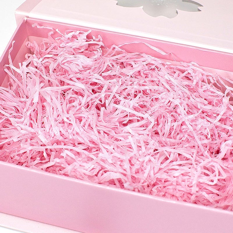 Vaguelly Paper Shreds for Box and Basket Filler, 2pcs Crinkle Cut Paper Shred Filler in Pink and Light Pink, Decorative Box Stuffing for DIY Wrapping, Party Supplies and Basket Filling - Image 3