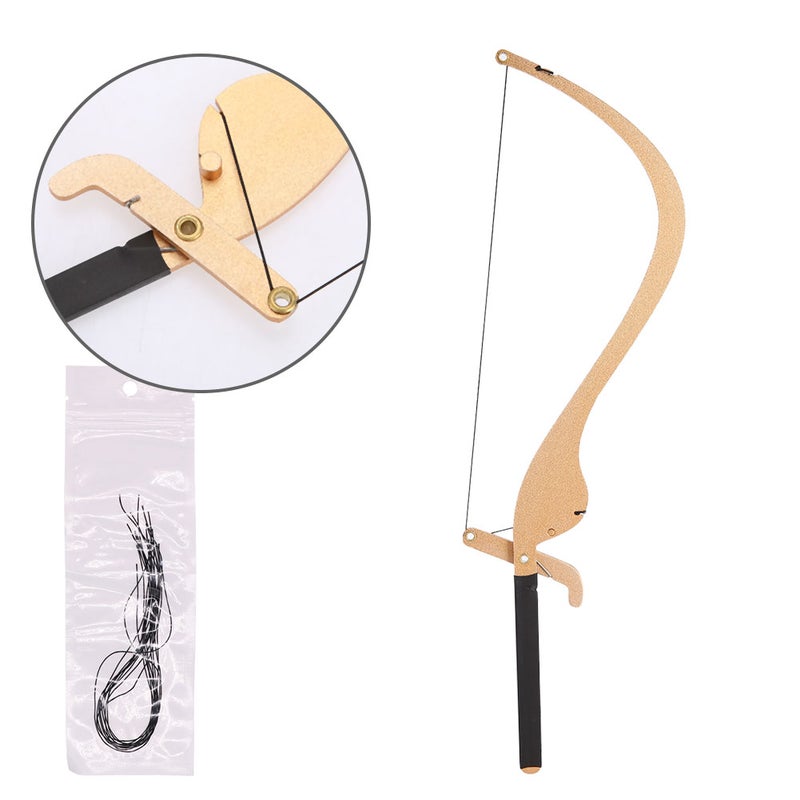 New Microblading Line Marker Ruler with 10pcs Thread Lines Eyebrow Design Measure Tool Gold - Image 1