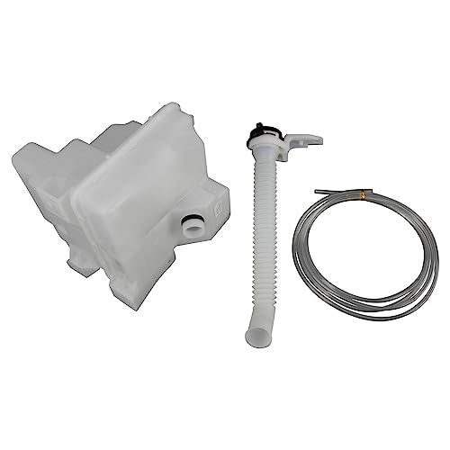 TRQ Windshield Washer Reservoir Compatible with 20062012 Ford Fusion 20072012 Lincoln MKZ 2006 Zephyr 20062011 Mercury Milan FO1288144