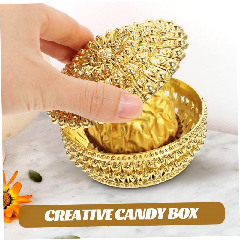 Unomor Gold Gilded Perfume Holder Candy Boxes 12pcs Wedding Favor Boxes for Boys and Girls Birthday Parties Festivals - Image 4